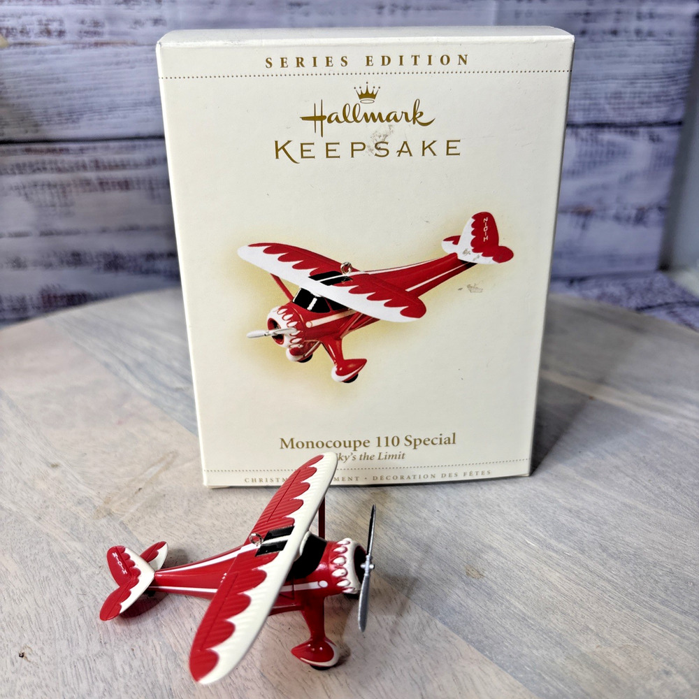 Hallmark Keepsake 2006 Monocoupe 110 Special Sky High Fliers Airplane Ornament